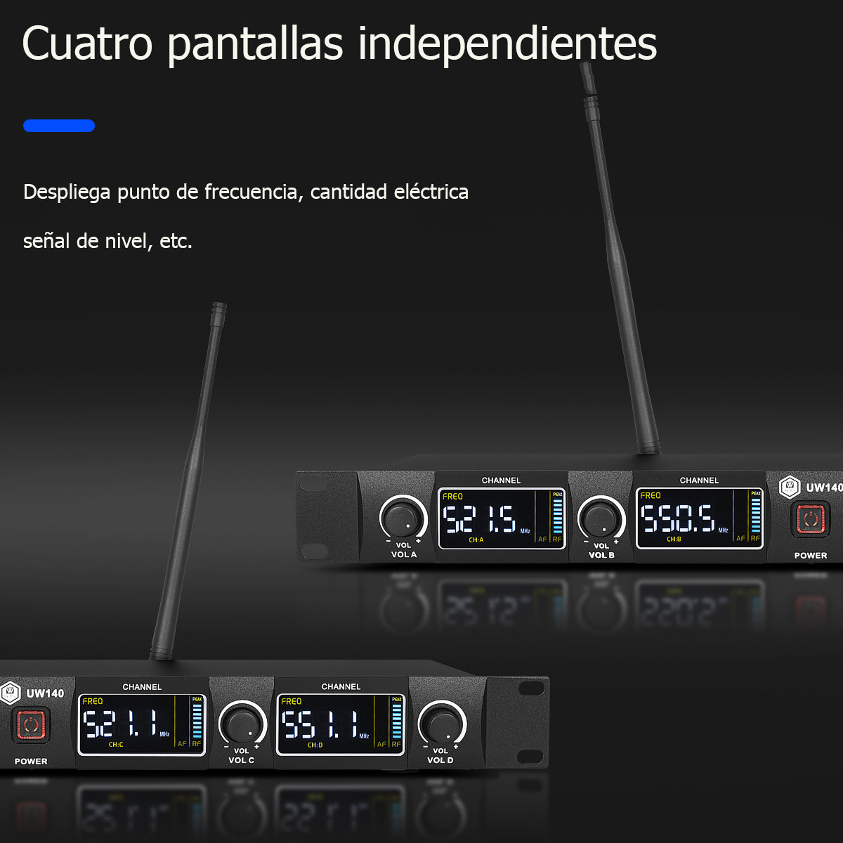 Winmix Uw140 Plus Uhf Microfonos Inalambrico Diadema+solapa