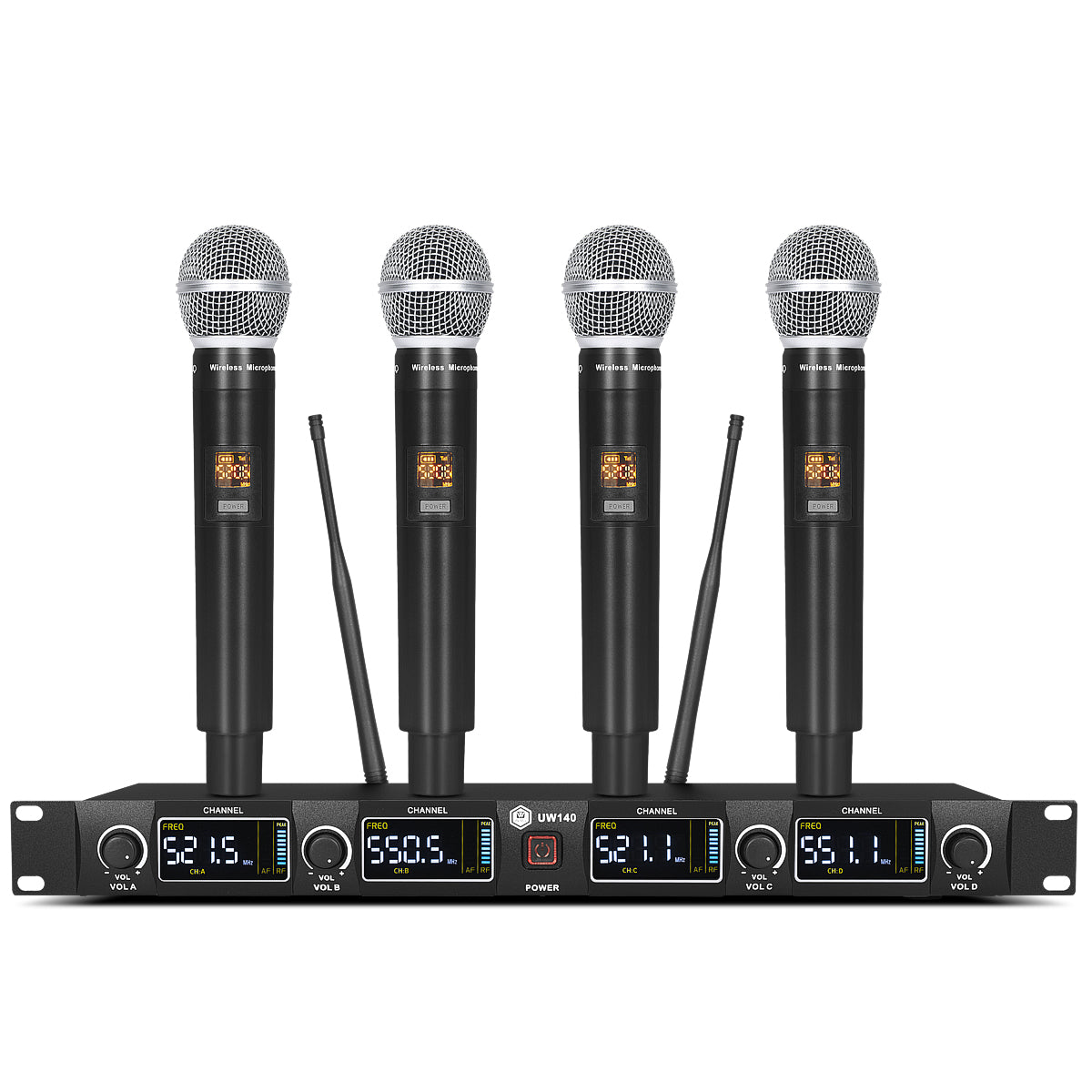 Winmix Uw140 Plus Uhf Microfonos Inalambrico Diadema+solapa